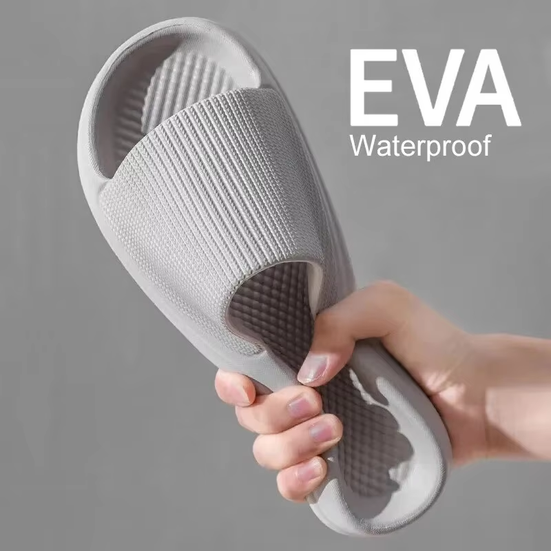 Men'S Shoes In Fashion - Miękkie, masujące kapcie pod prysznic dla
