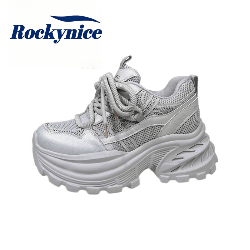 Mesh Trainer Breathable - Nowe letnie damskie sneakersy na grubej