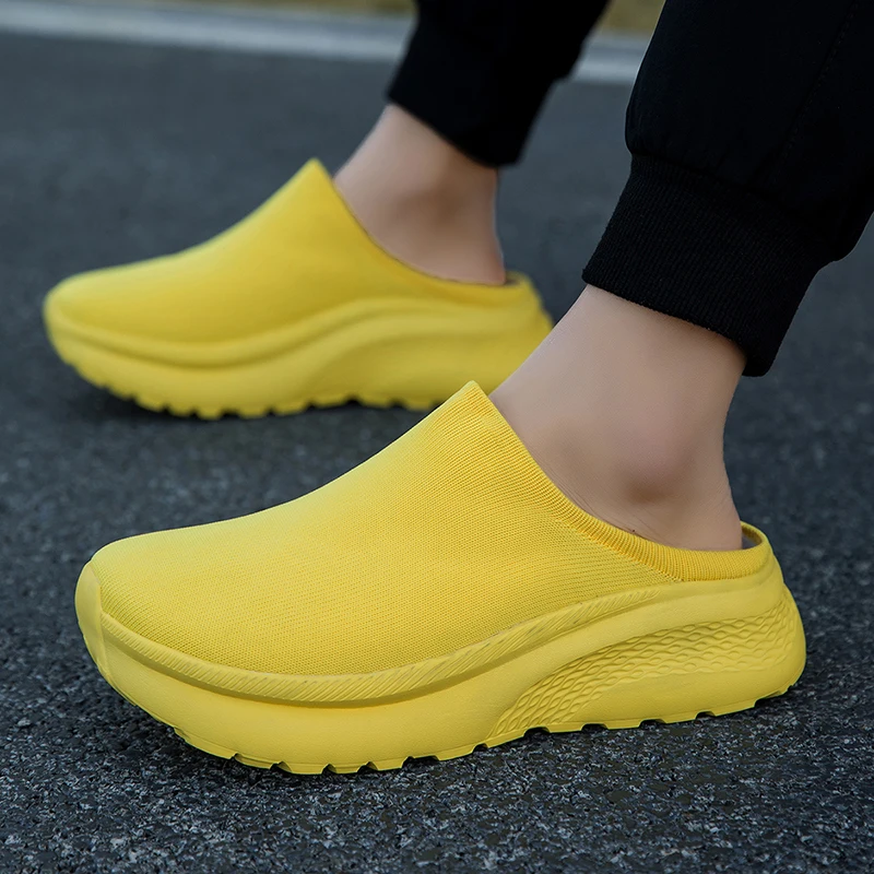 Men Shoes Size 46 - Grube Kapcie z Grubą Podeszwą Zimowe