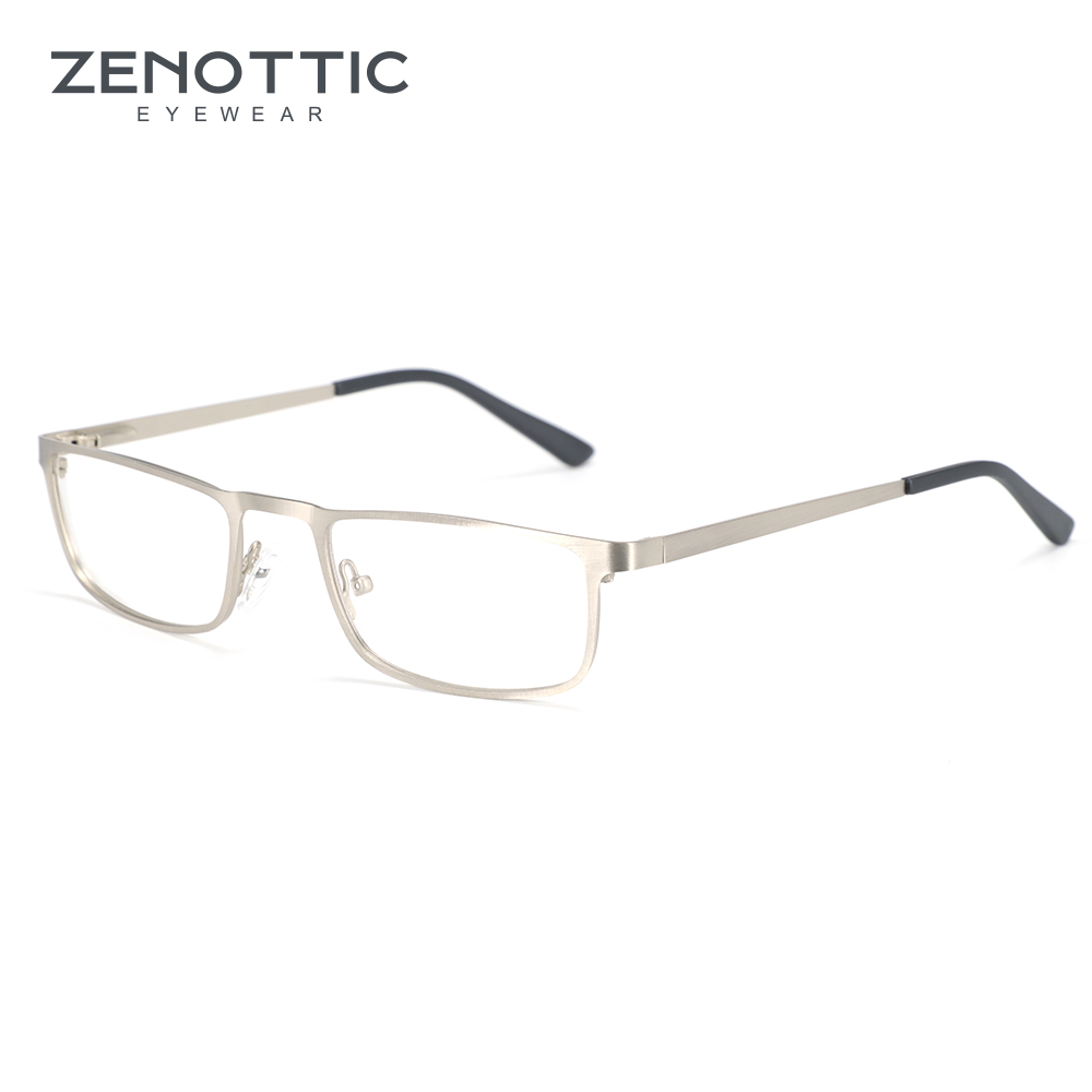 Men Shoes Zegna - ZENOTTIC małe prostokątne oprawki do okularów