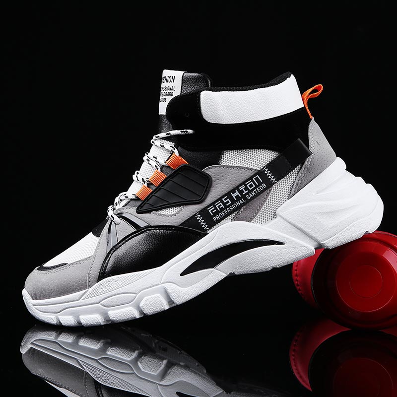 Men'S Shoes Navy Blue - Hightop letnie męskie buty sportowe męskie