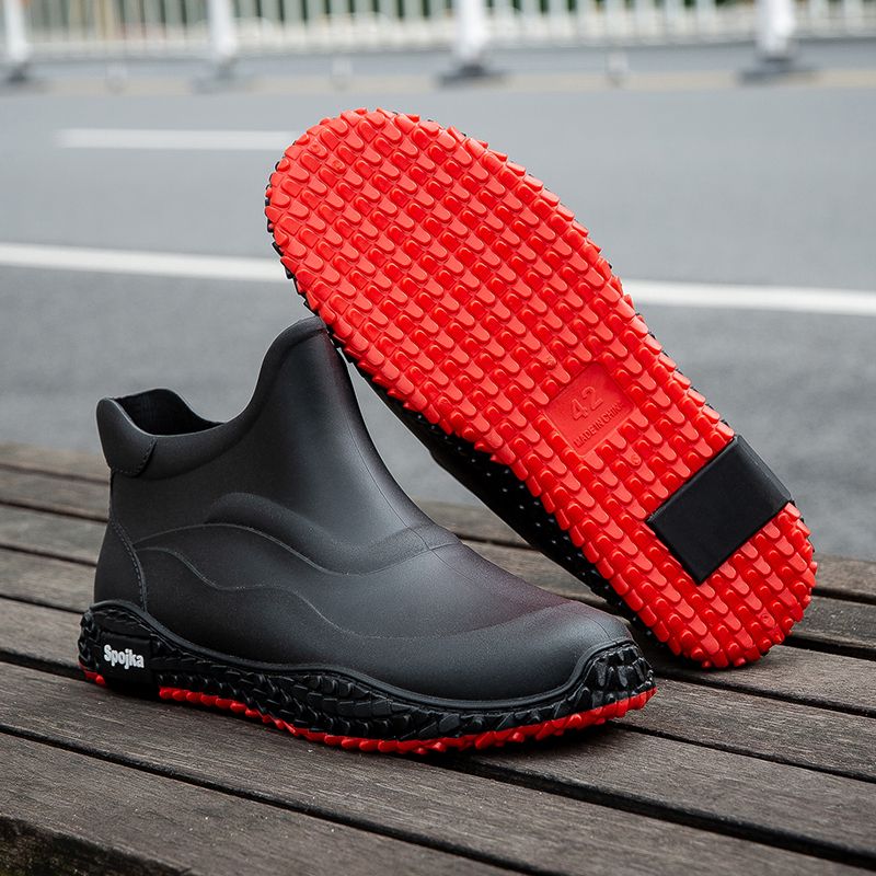 Men Shoes Offer - Krótkie kalosze męskie w stylu koreańskim,