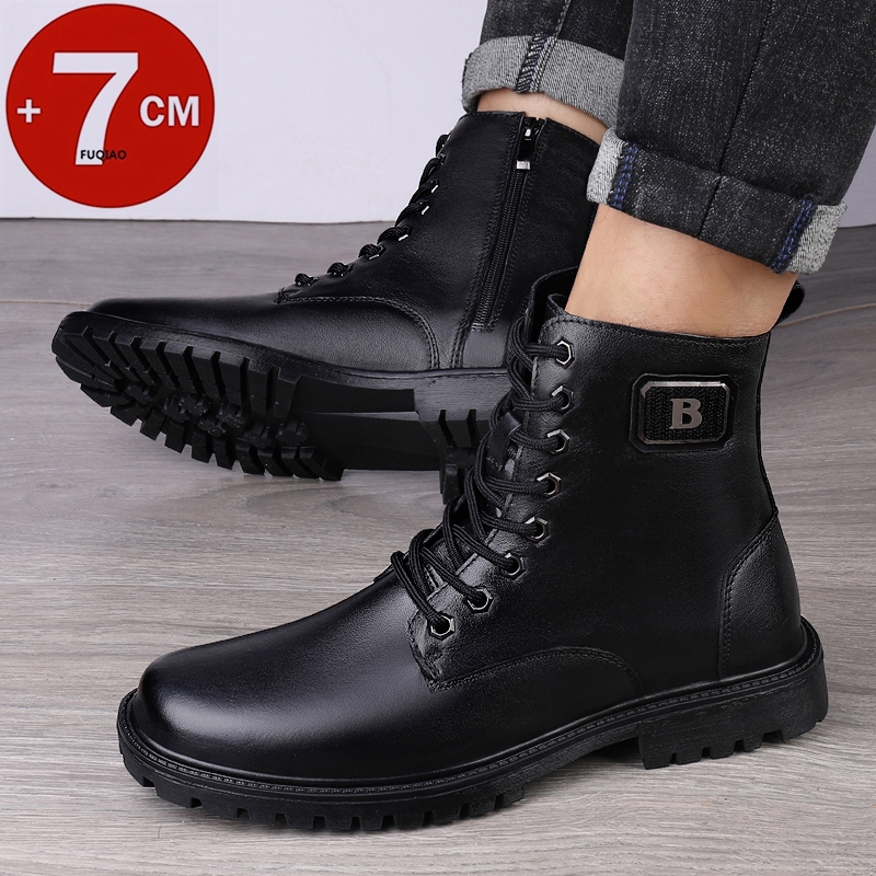 Męskie buty na koturnie ze skó – Men'S Shoes Height Increase recenzja i cena