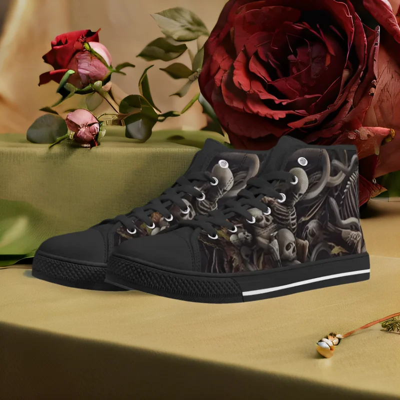 Męskie płócienne buty z nadruk – Men Shoes Classic recenzja i cena