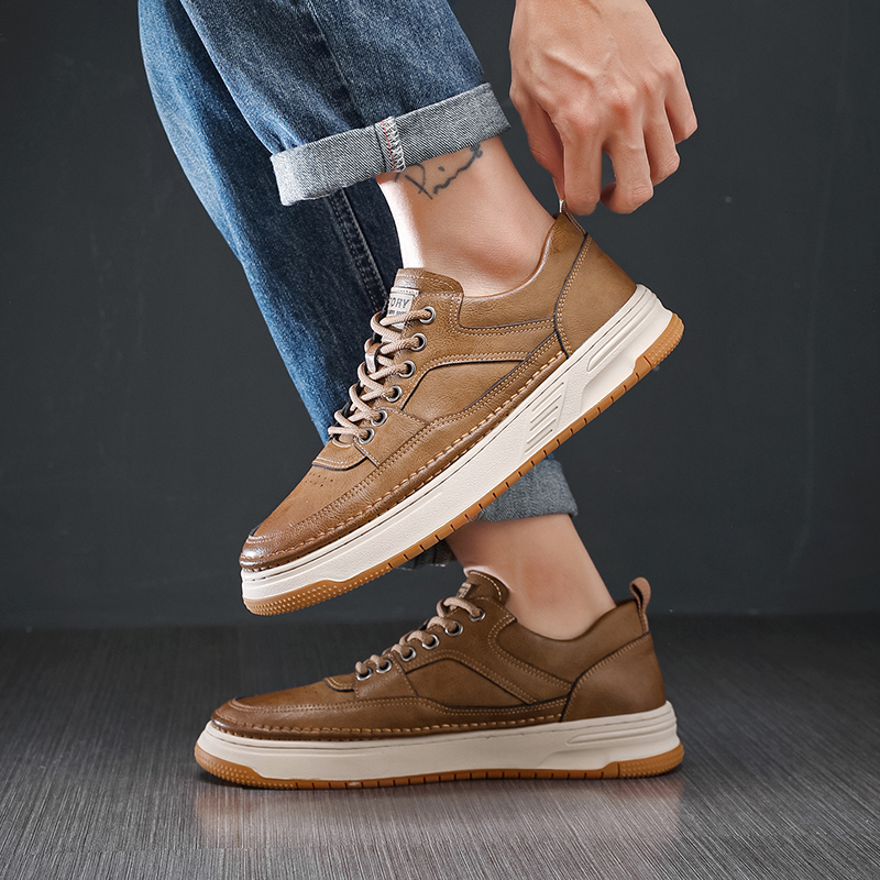 Męskie buty brogsy vintage ze  – Men'S Shoes Smart recenzja i cena