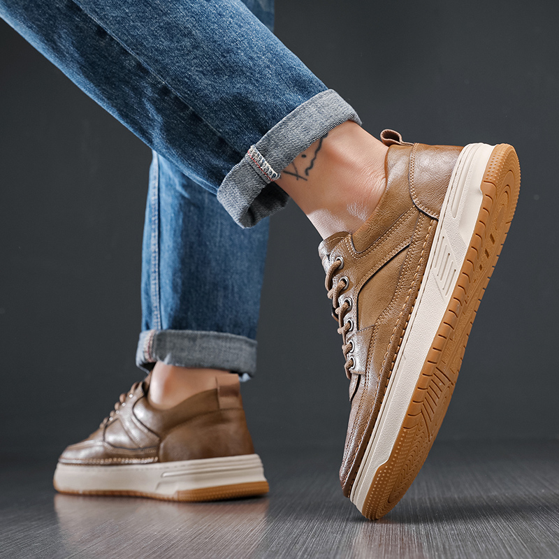 Męskie buty brogsy vintage ze  – Men'S Shoes Smart recenzja i cena