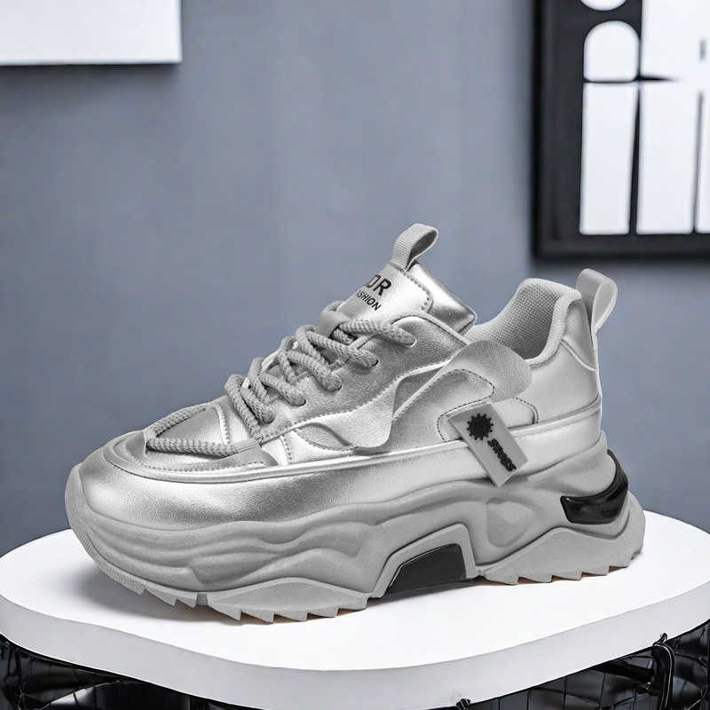 Czarne platformowe tenisówki m – Men Shoes Offer recenzja i cena