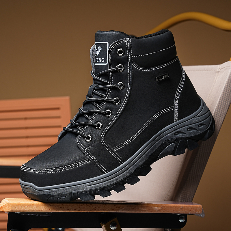 Męskie buty zimowe outdoorowe  – Men'S Shoes Yellow And Black recenzja i cena