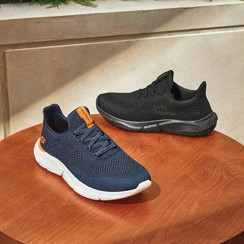 ALL SEASONS Skechers Męskie No – Men'S Shoes Navy Blue recenzja i cena