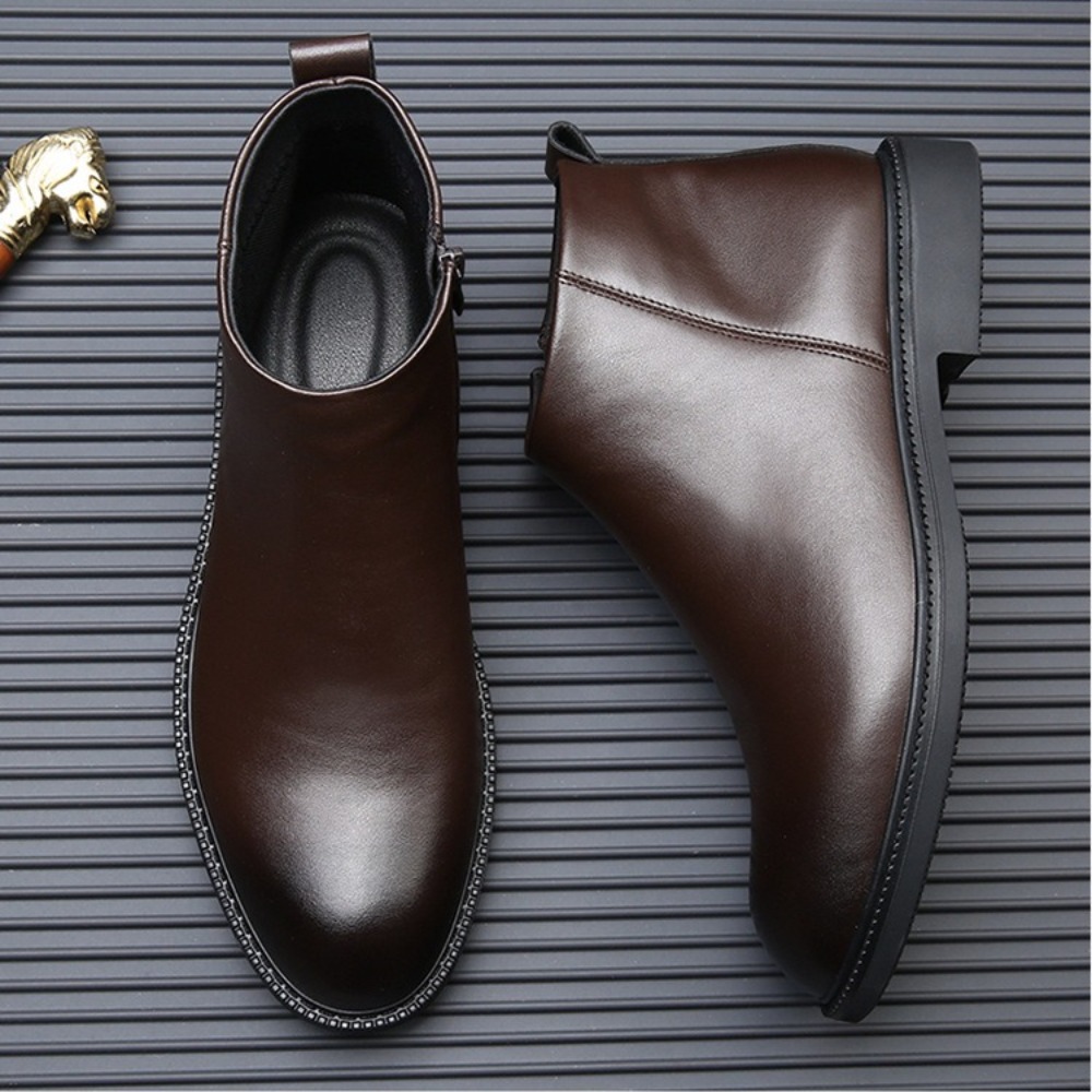 Męskie botki Chelsea na jesień – Men Shoes Size 46 recenzja i cena