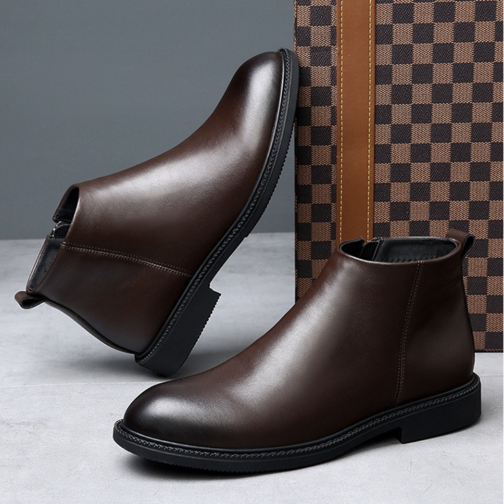 Męskie botki Chelsea na jesień – Men Shoes Size 46 recenzja i cena
