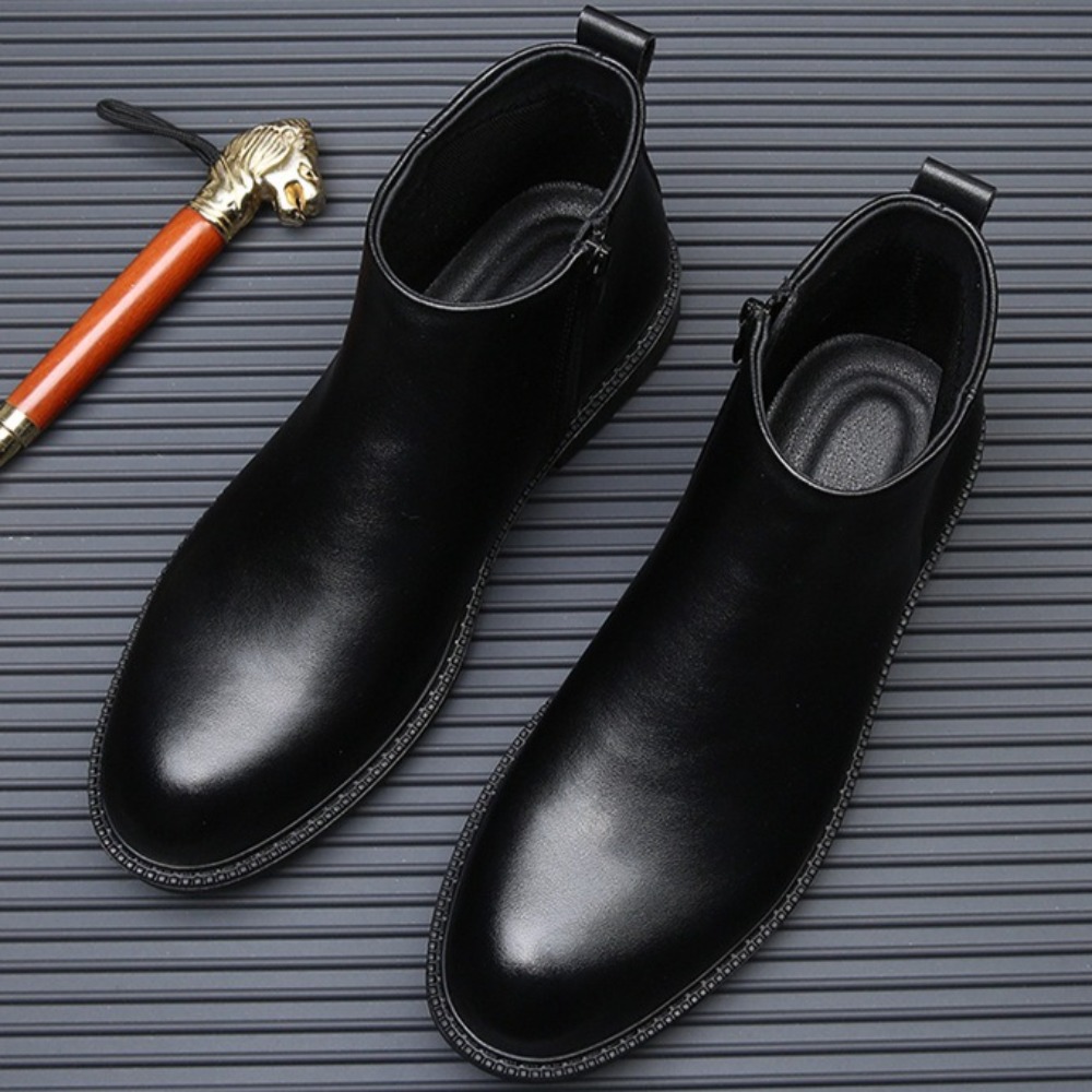 Męskie botki Chelsea na jesień – Men Shoes Size 46 recenzja i cena