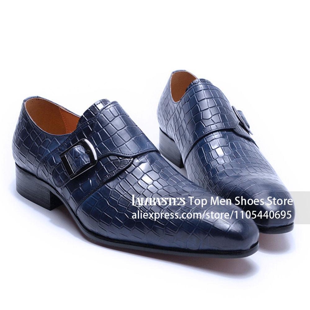 Eleganckie buty wizytowe ze sk – Men'S Shoes Navy Blue recenzja i cena
