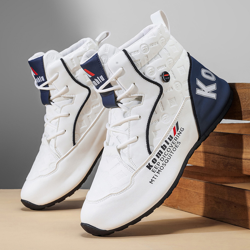 Wysokie trampki casualowe z mo – Men Shoes Size 46 recenzja i cena