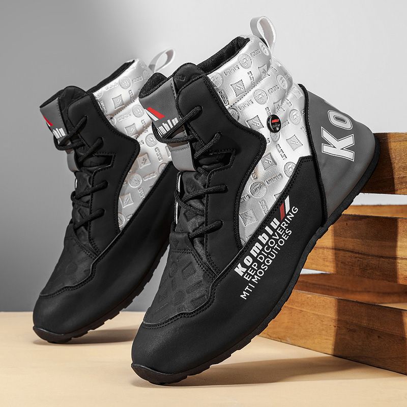 Wysokie trampki casualowe z mo – Men Shoes Size 46 recenzja i cena