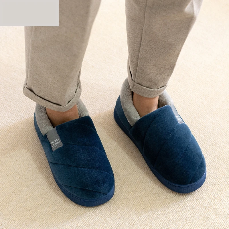 Nowe męskie kapcie zimowe jedn – Men Shoes Size 46 recenzja i cena
