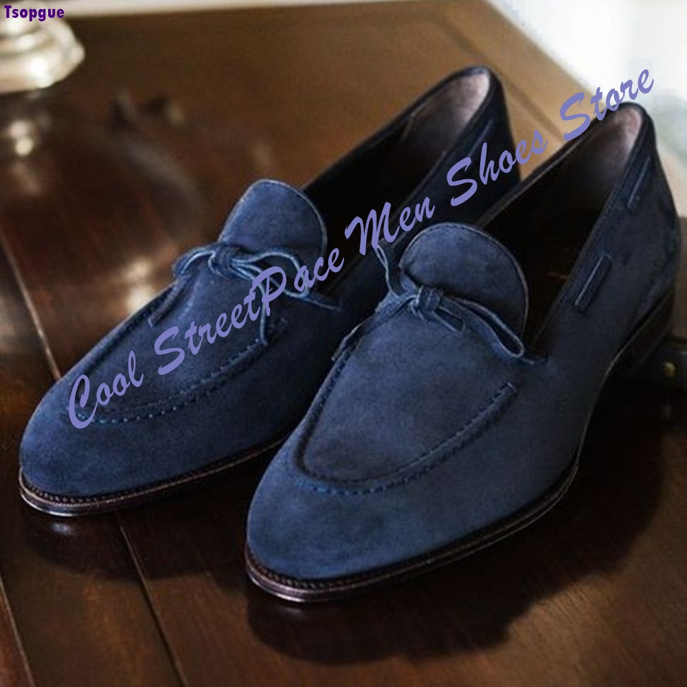 Eleganckie męskie mokasyny z w – Men'S Shoes Navy Blue recenzja i cena