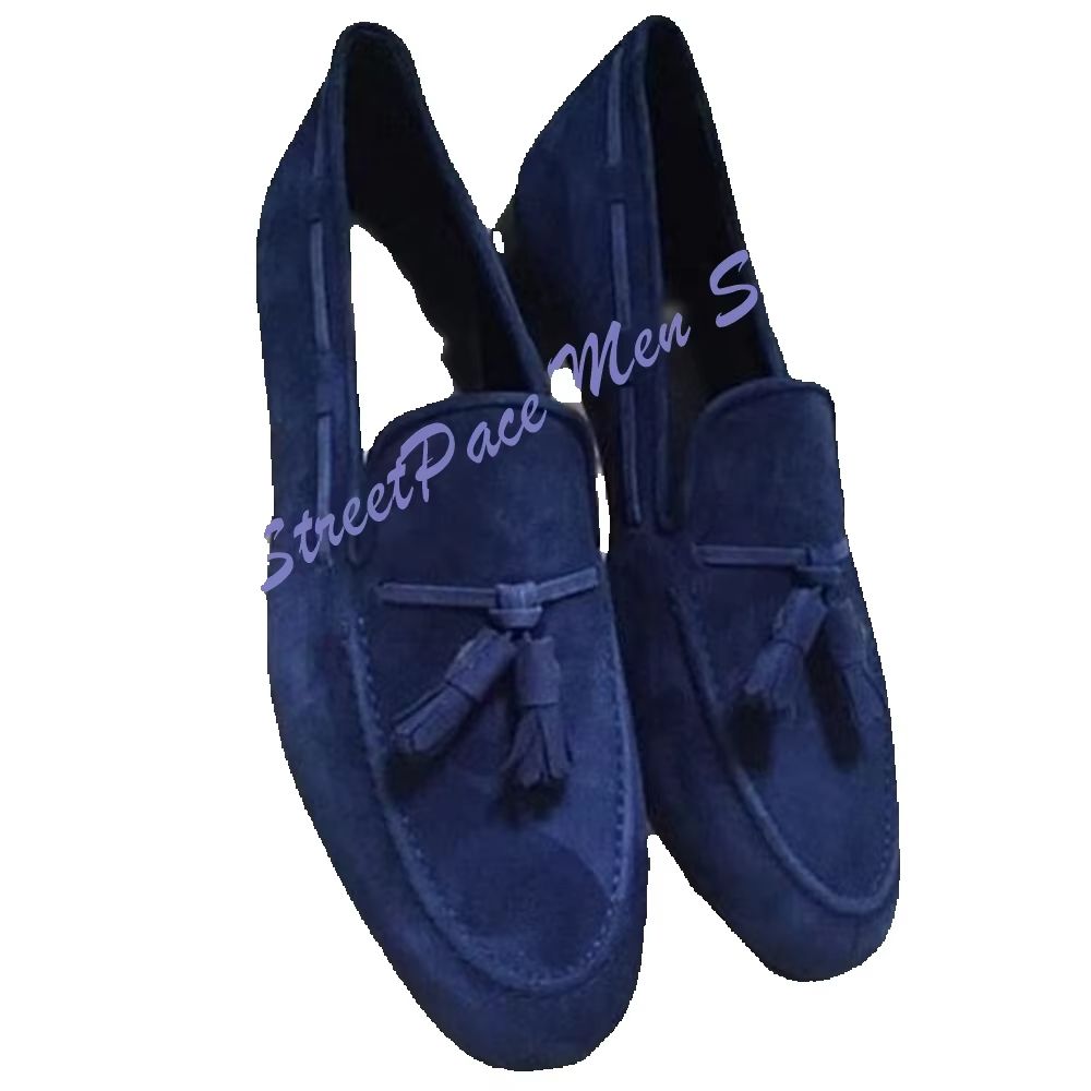 Eleganckie męskie mokasyny z w – Men'S Shoes Navy Blue recenzja i cena