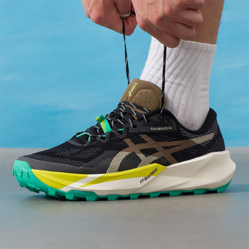 Asics Męskie buty TRABUCO 14 C – Men'S Shoes Yellow And Black recenzja i cena