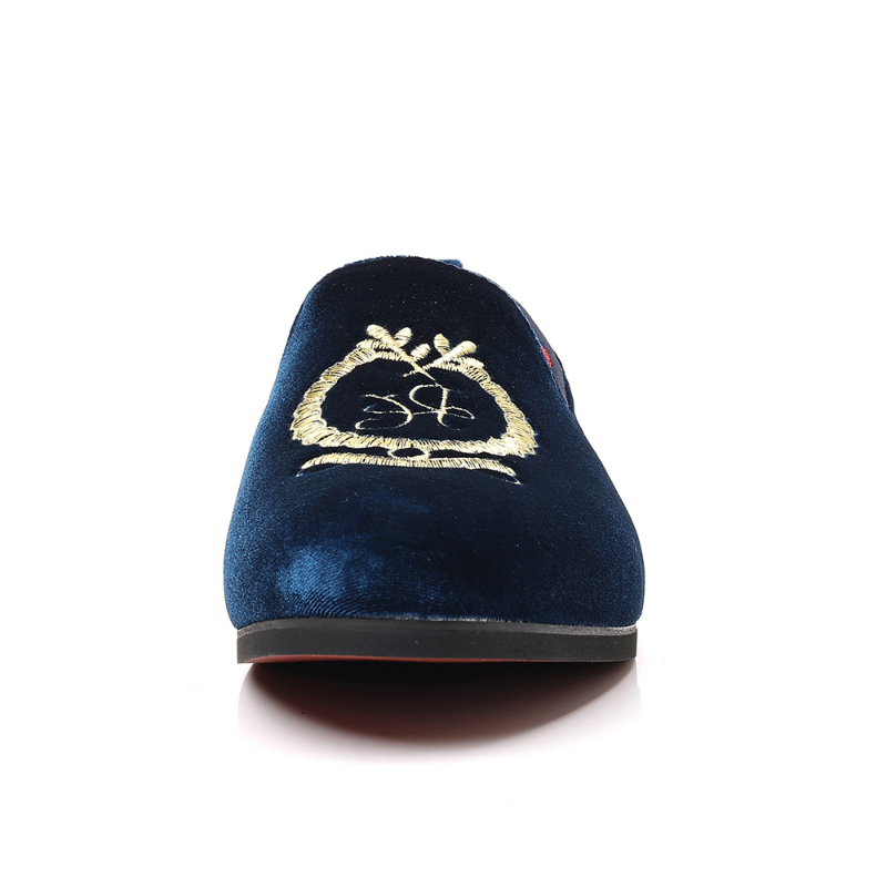 Męskie granatowe welurowe moka – Men'S Shoes Navy Blue recenzja i cena