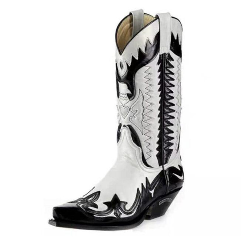 Modne męskie kowbojki 2027, bu – Men Shoes Size 46 recenzja i cena