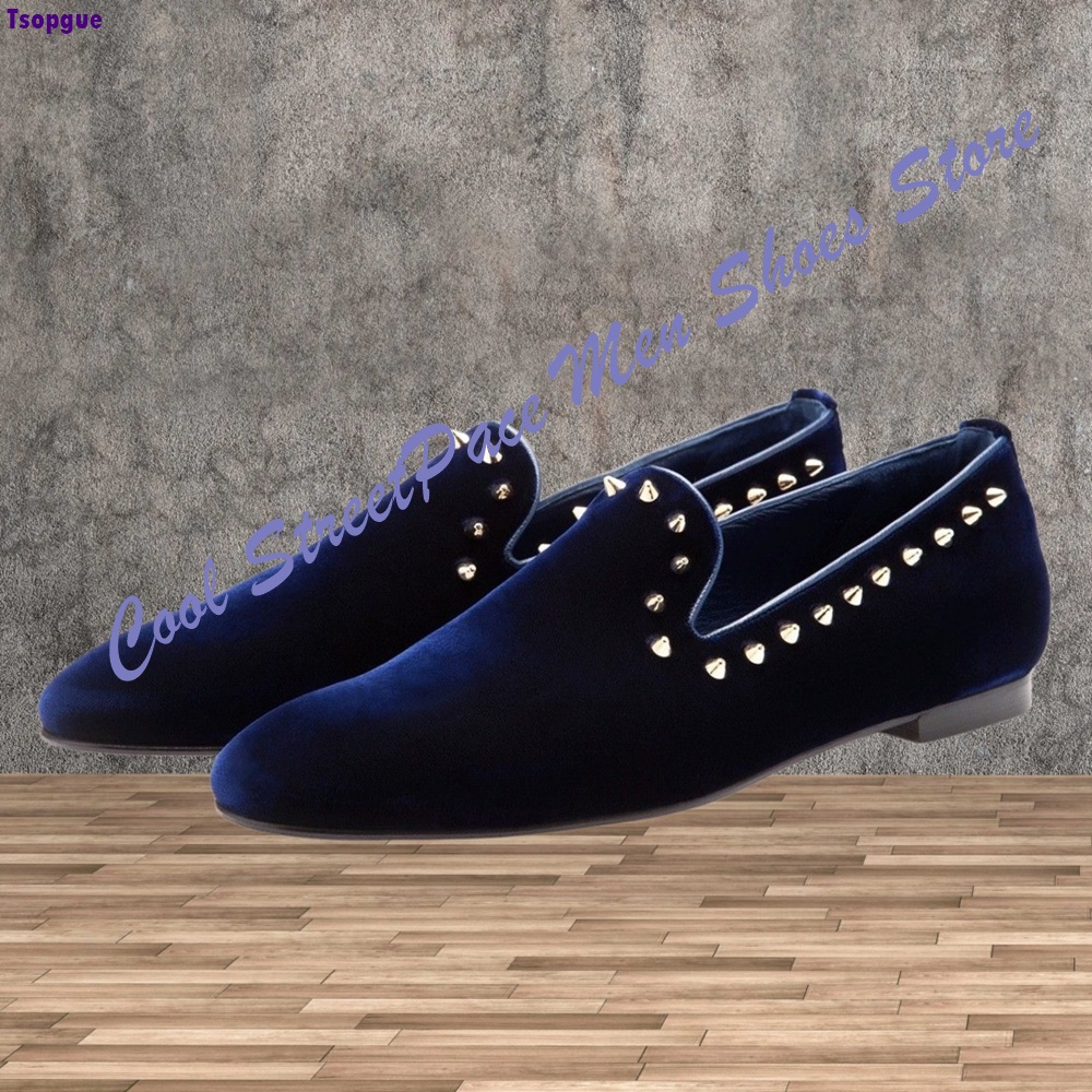 Męskie granatowe welurowe moka – Men'S Shoes Navy Blue recenzja i cena