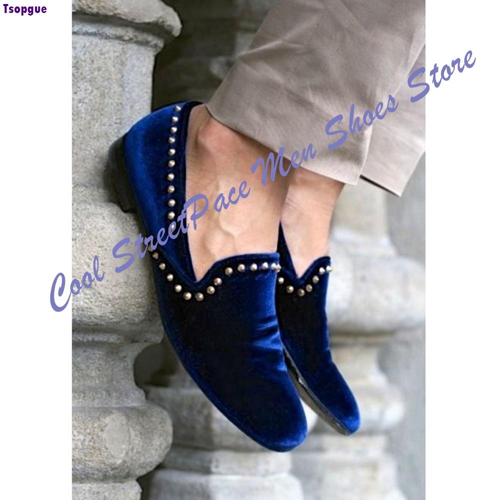 Męskie granatowe welurowe moka – Men'S Shoes Navy Blue recenzja i cena
