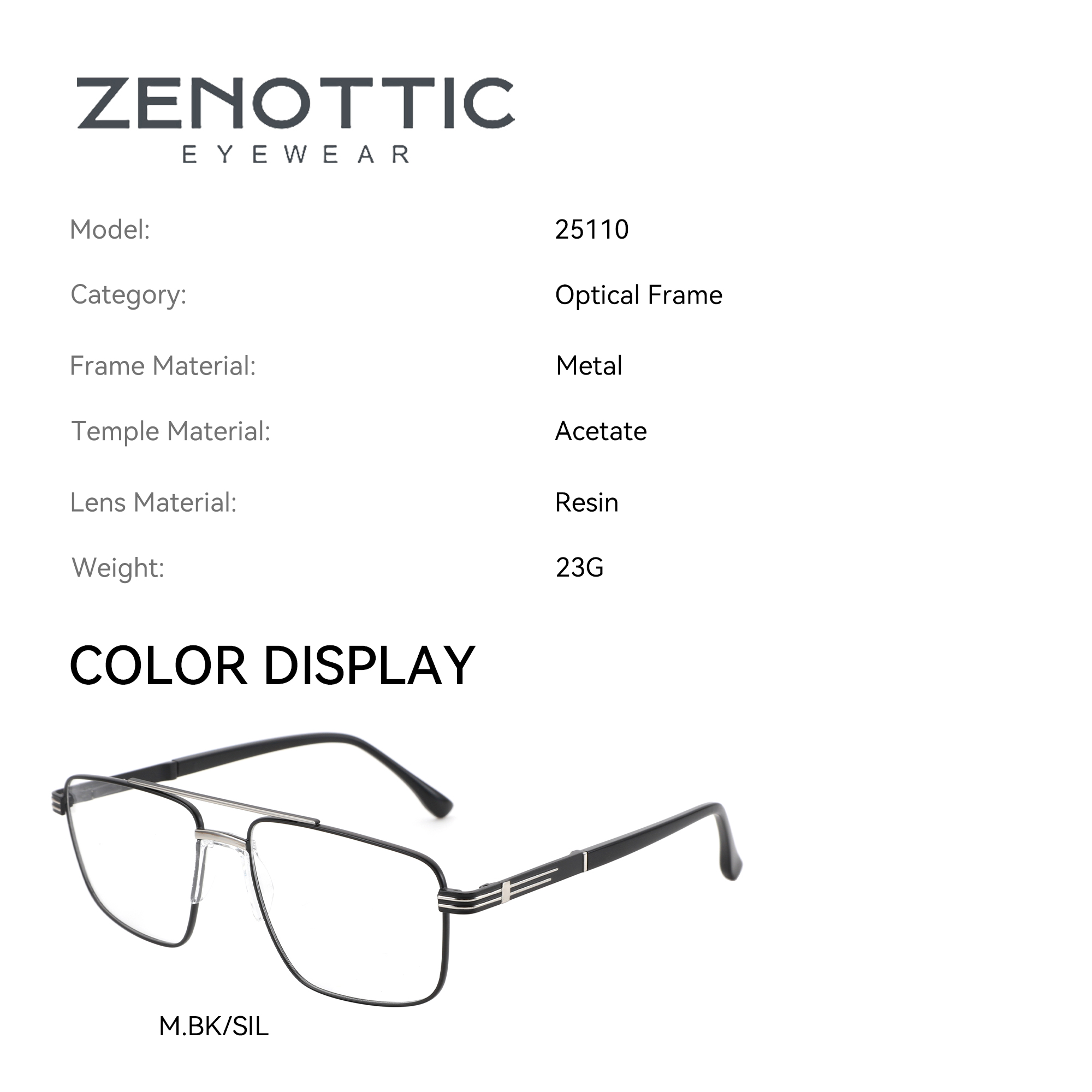 Okulary korekcyjne ZENOTTIC w  – Men Shoes Zegna recenzja i cena