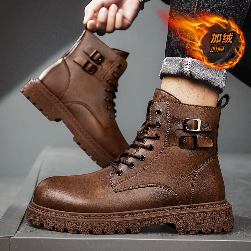 Nowe męskie buty śniegowce ze  – Men Shoes Size 46 recenzja i cena