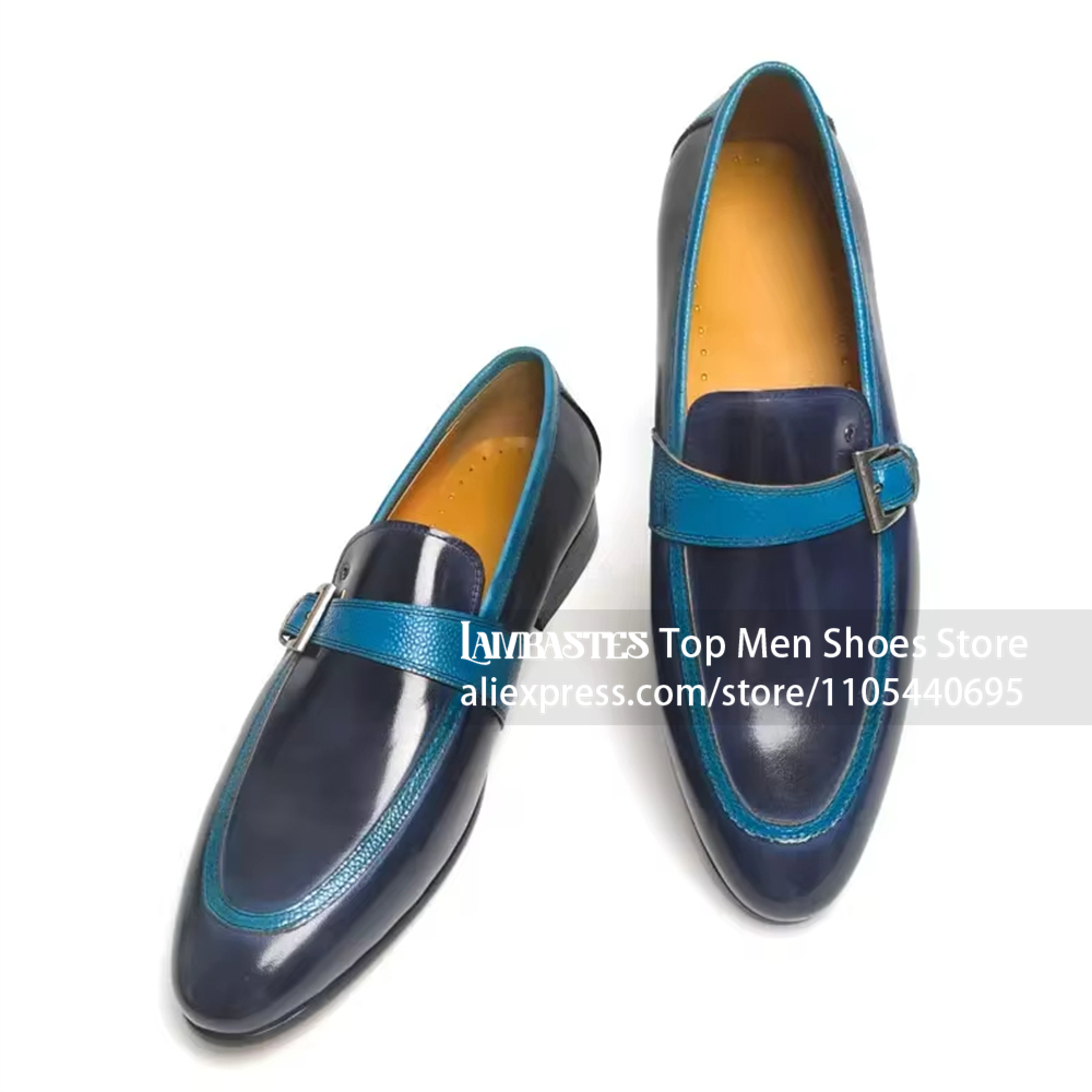 Granatowe mokasyny penny z kon – Men'S Shoes Navy Blue recenzja i cena