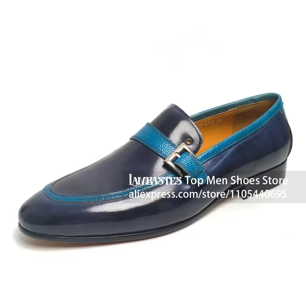 Granatowe mokasyny penny z kon – Men'S Shoes Navy Blue recenzja i cena