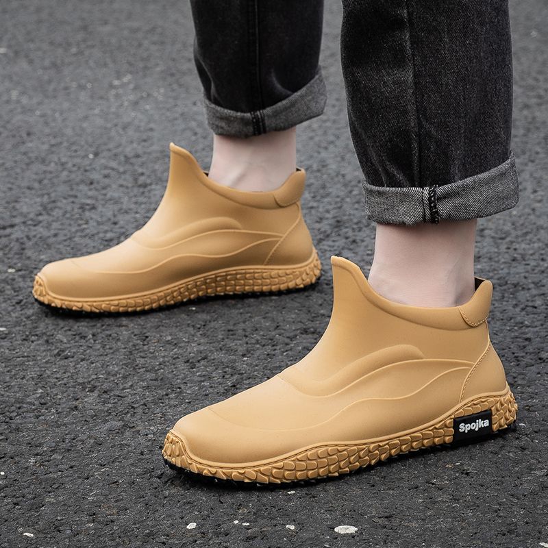 Krótkie kalosze męskie w stylu – Men Shoes Offer recenzja i cena