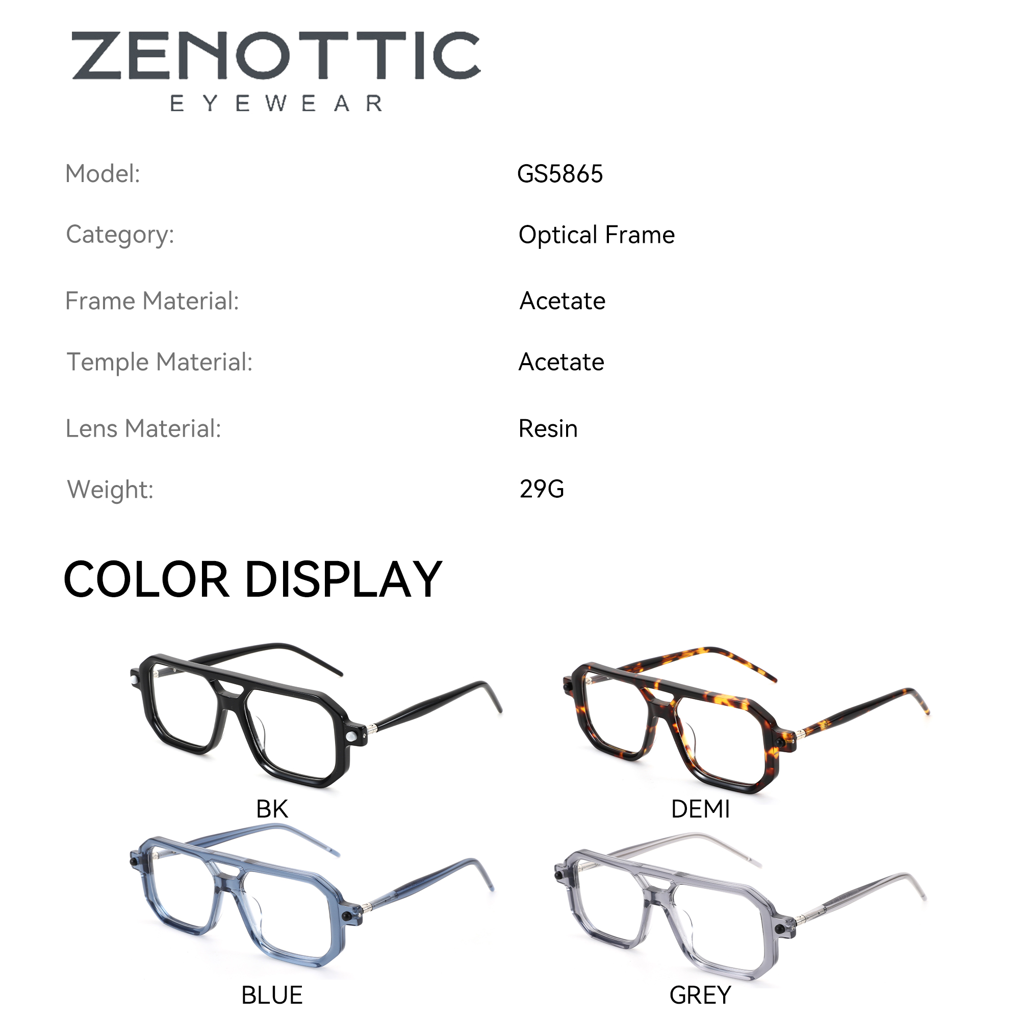Okulary korekcyjne męskie ZENO – Men Shoes Zegna recenzja i cena