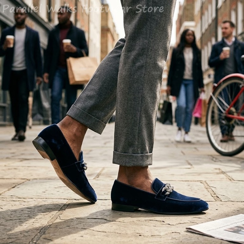 Męskie mokasyny w kolorze gran – Men'S Shoes Navy Blue recenzja i cena