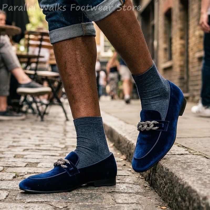 Męskie mokasyny w kolorze gran – Men'S Shoes Navy Blue recenzja i cena